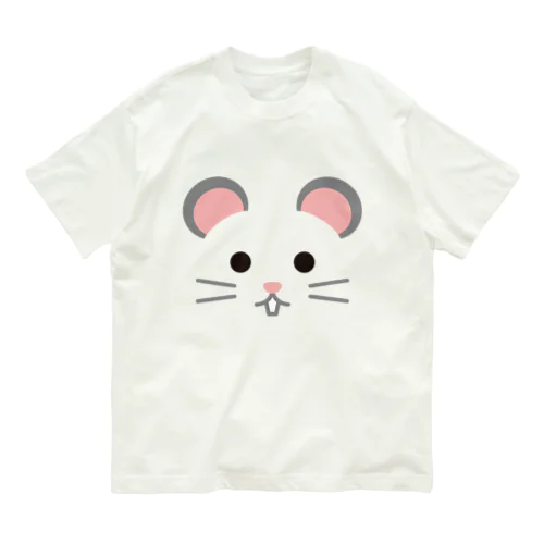 干支アップ-子-animal up-アニマルアップ- オーガニックコットンTシャツ