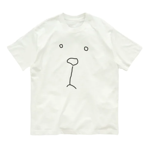 わんこ　か　くま Organic Cotton T-Shirt