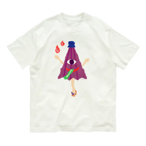 おばけTシャツ＜でっかい傘おばけ＞ Organic Cotton T-Shirt