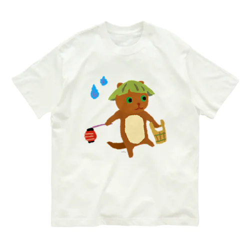 おばけTシャツ＜でっかいかわうそ＞ Organic Cotton T-Shirt