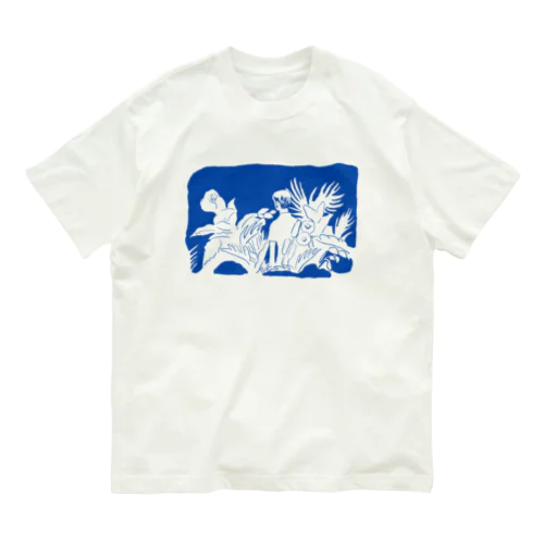 ルル(blue) オーガニックコットンTシャツ