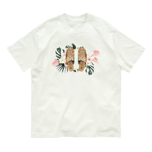 トロピカルラタンサンダル。 Organic Cotton T-Shirt