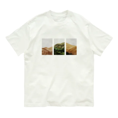 Three landscapes オーガニックコットンTシャツ