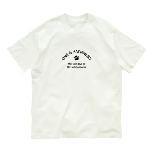 ONE☆HAPPINESS Organic Cotton T-Shirt