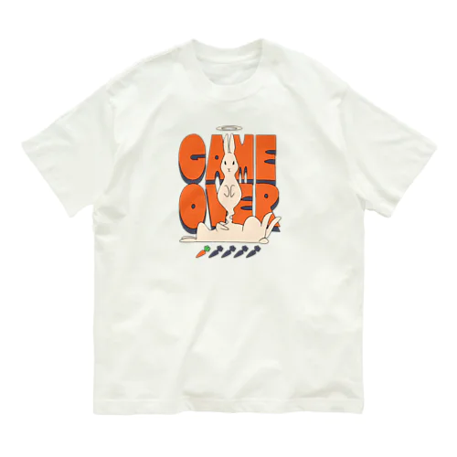 GAME OVER オーガニックコットンTシャツ