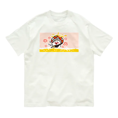 きのころいどさん「さけうひー」シリーズ Organic Cotton T-Shirt