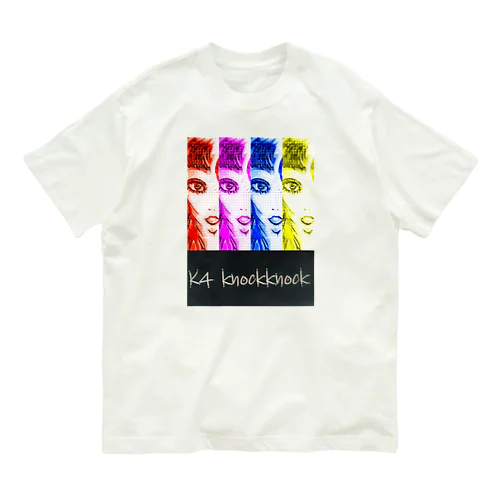 K4knockknock4piece オーガニックコットンTシャツ