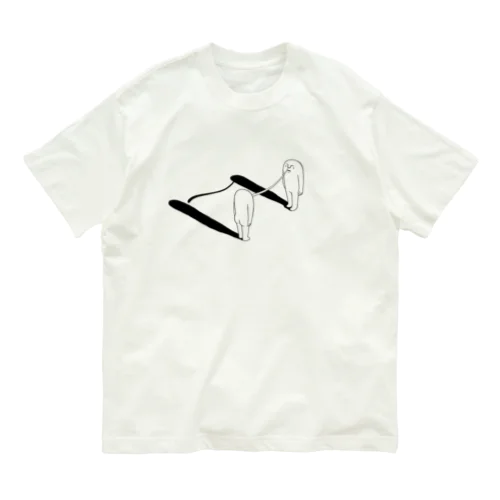 距離（モノクロ） Organic Cotton T-Shirt