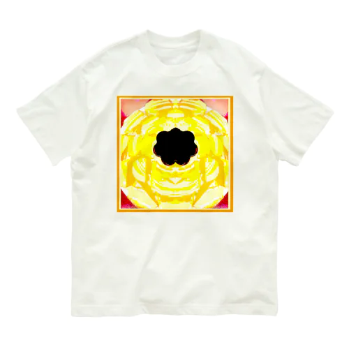 プリンとマンゴーのヒマワリ Organic Cotton T-Shirt