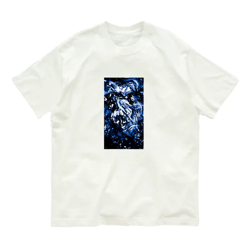 paint_01_xx(blue) オーガニックコットンTシャツ