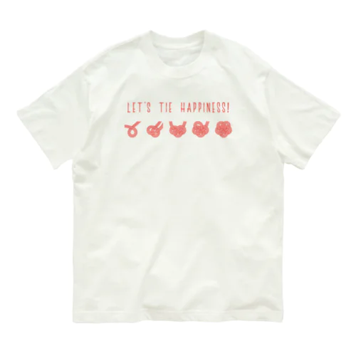 梅結びの結び方 Organic Cotton T-Shirt