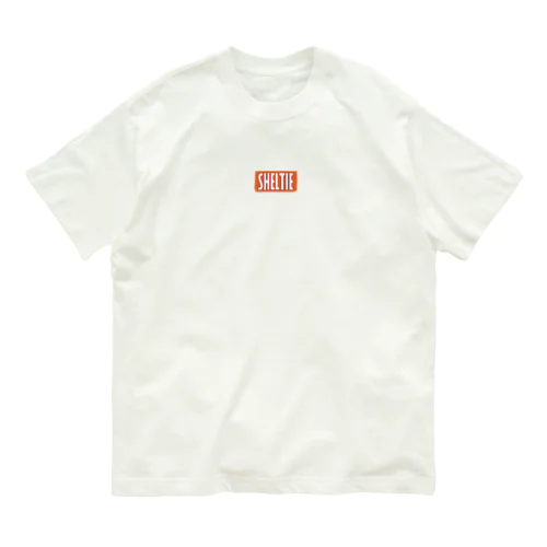 SHELTIEボックスロゴ Organic Cotton T-Shirt