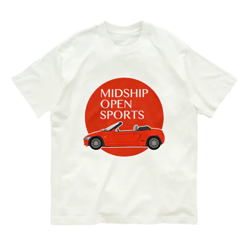 赤いオープンカー Organic Cotton T-Shirt