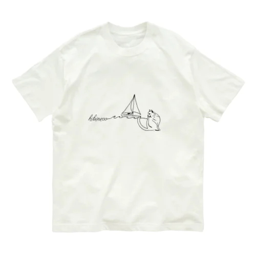 hibineco夏イラスト大 オーガニックコットンTシャツ