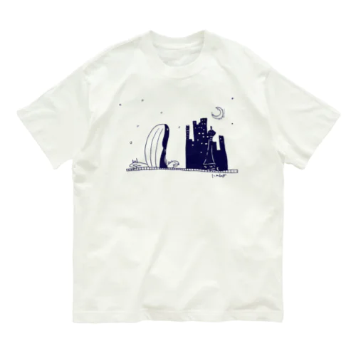 夜のクジラ Organic Cotton T-Shirt