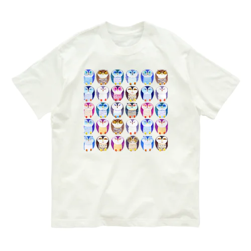 colorful owl Organic Cotton T-Shirt