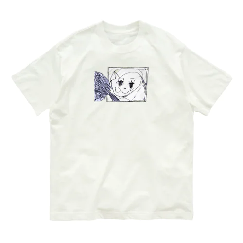 かがみよかがみ（黒線） Organic Cotton T-Shirt