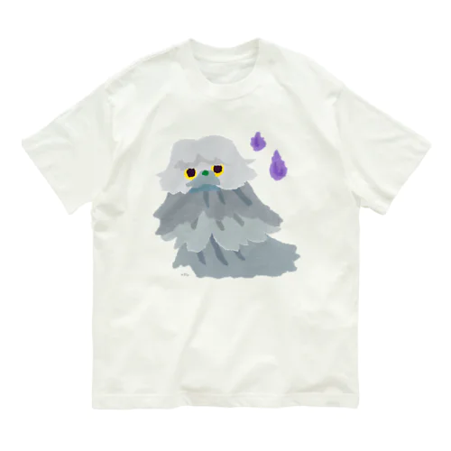 おばけTシャツ＜でっかい毛羽毛現＞ Organic Cotton T-Shirt