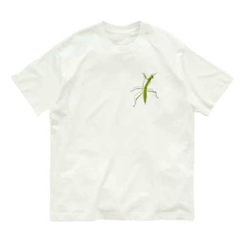 カマキリついてるよ！ Organic Cotton T-Shirt