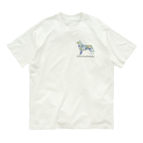 ボタニカル　ハスキー Organic Cotton T-Shirt