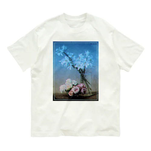 Roses and Lilies remix Organic Cotton T-Shirt