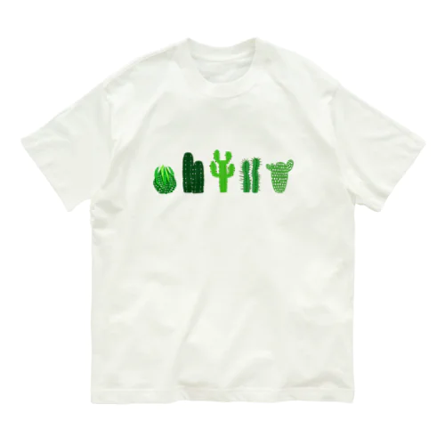 カクタス🌵サボテン🌵 オーガニックコットンTシャツ