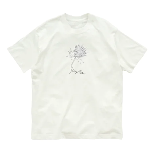 花 オーガニックコットンTシャツ