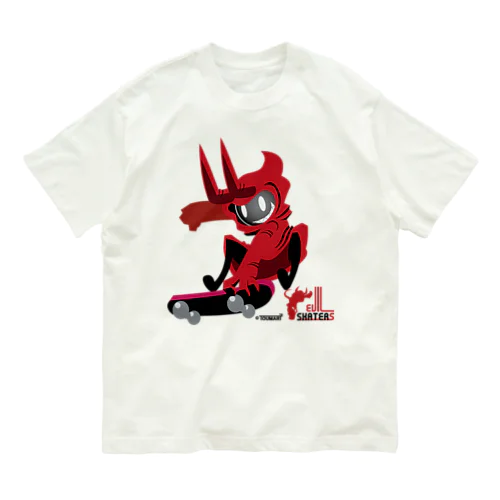 EVIL SKATERS1 オーガニックコットンTシャツ