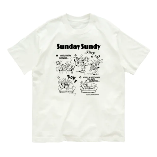 SUNDAY SUNDY STORY オーガニックコットンTシャツ