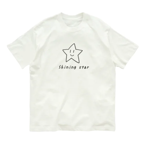 輝く星 オーガニックコットンTシャツ