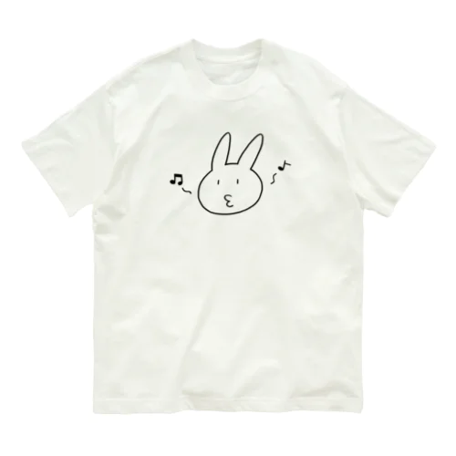 陽気なウサギ Organic Cotton T-Shirt