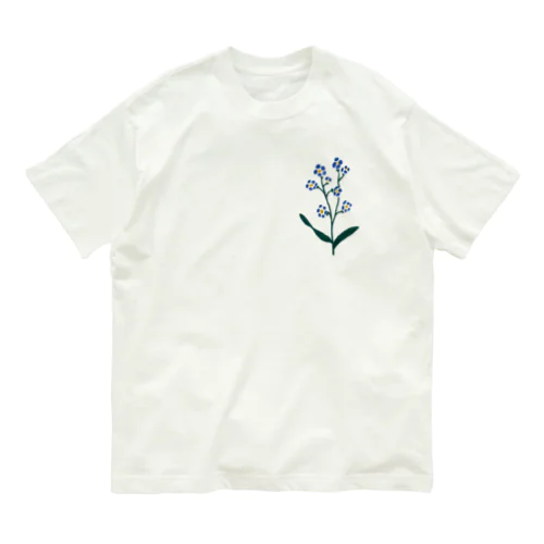 forget me not. オーガニックコットンTシャツ