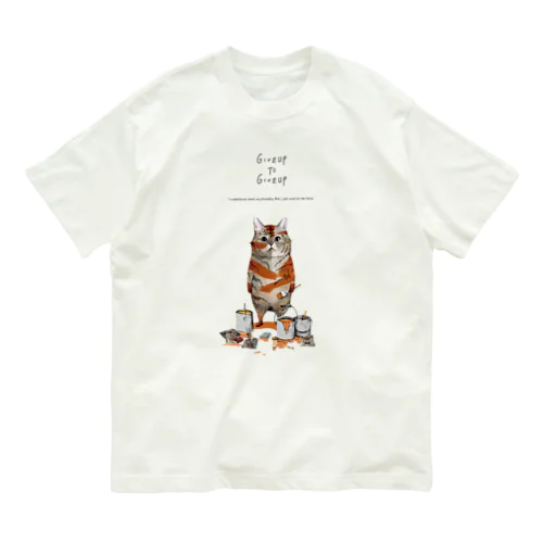トラになりたいネコ オーガニックコットンTシャツ