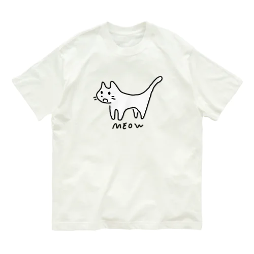 わりとゆるいねこ オーガニックコットンTシャツ