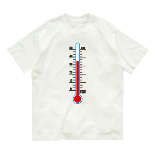 温度計 オーガニックコットンTシャツ