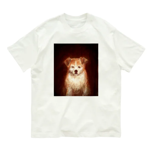 犬.tomoshibi Organic Cotton T-Shirt