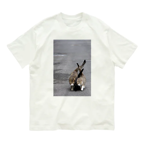 シッポ編み Organic Cotton T-Shirt