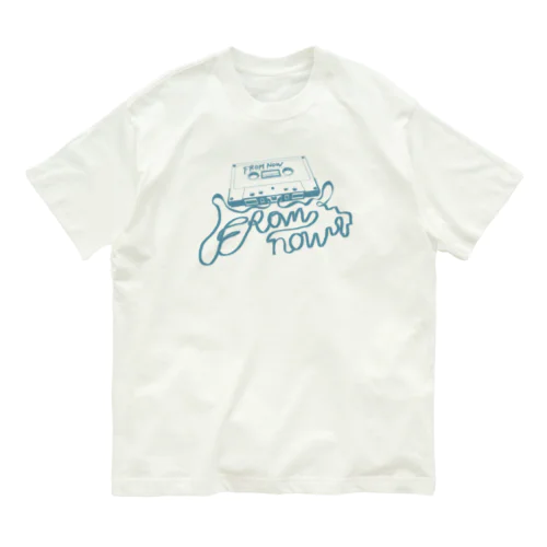 カセットテープ オーガニックコットンTシャツ