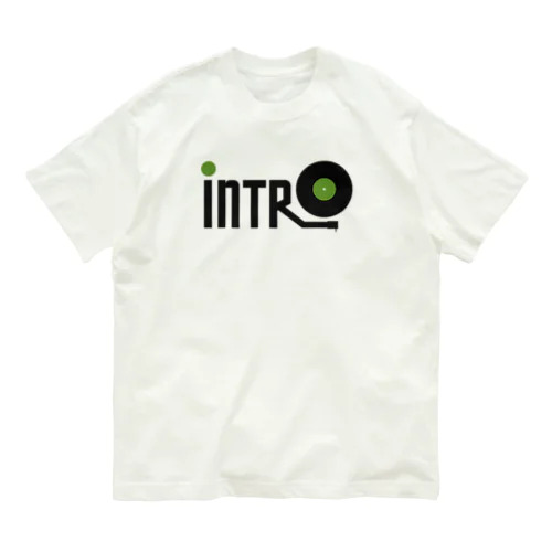 introロゴ オーガニックコットンTシャツ