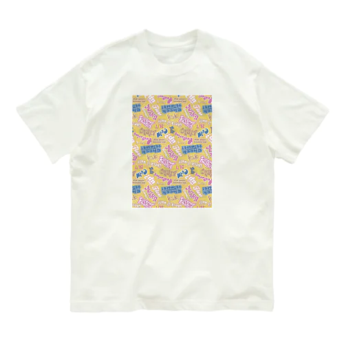 ステッカー オーガニックコットンTシャツ