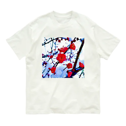 梅と雪(2015) オーガニックコットンTシャツ