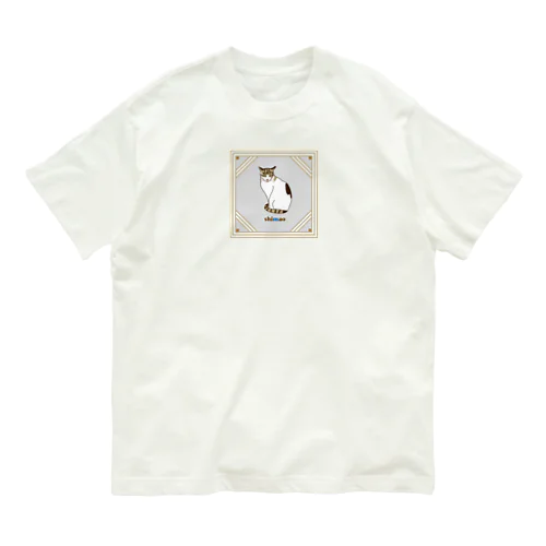 トリオ ザ ストライプ shimao-A 大 オーガニックコットンTシャツ