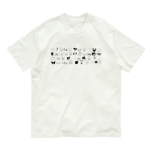 いぬたち オーガニックコットンTシャツ