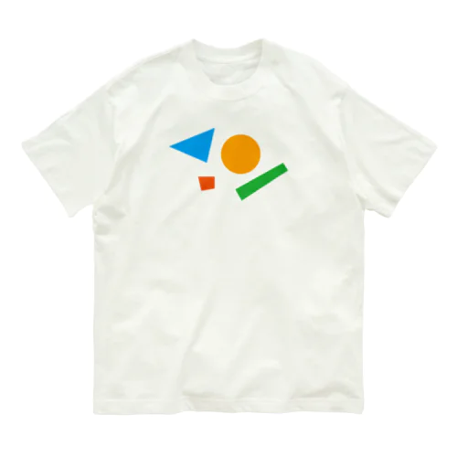 まるさんかくしかく オーガニックコットンTシャツ