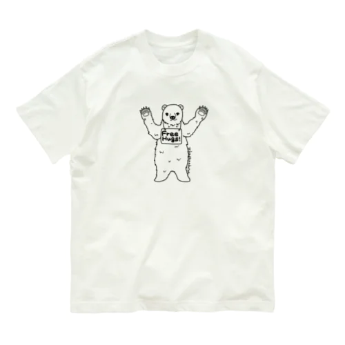 フリーハグベアー Organic Cotton T-Shirt