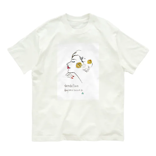 ダンデライオン オーガニックコットンTシャツ