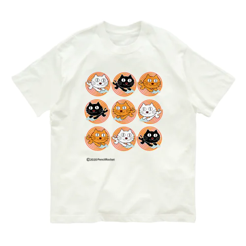 ネコ兄弟 tXTC_77 オーガニックコットンTシャツ