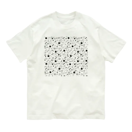 ぷにアメコミ柄ホワイト Organic Cotton T-Shirt