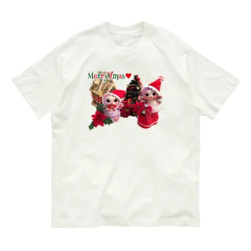 キャンディ＆ベリーのクリスマスパーティー🎄 Organic Cotton T-Shirt