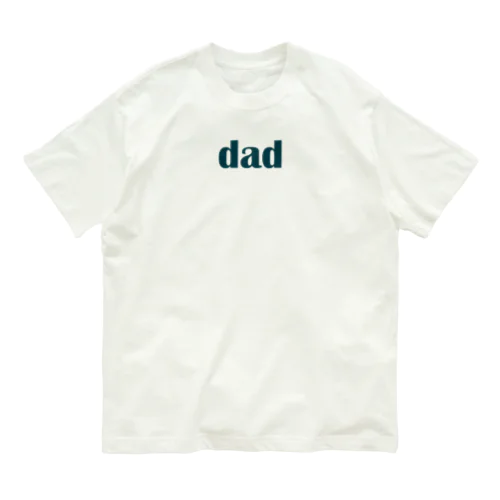 お父さん（dad) ダッド オーガニックコットンTシャツ